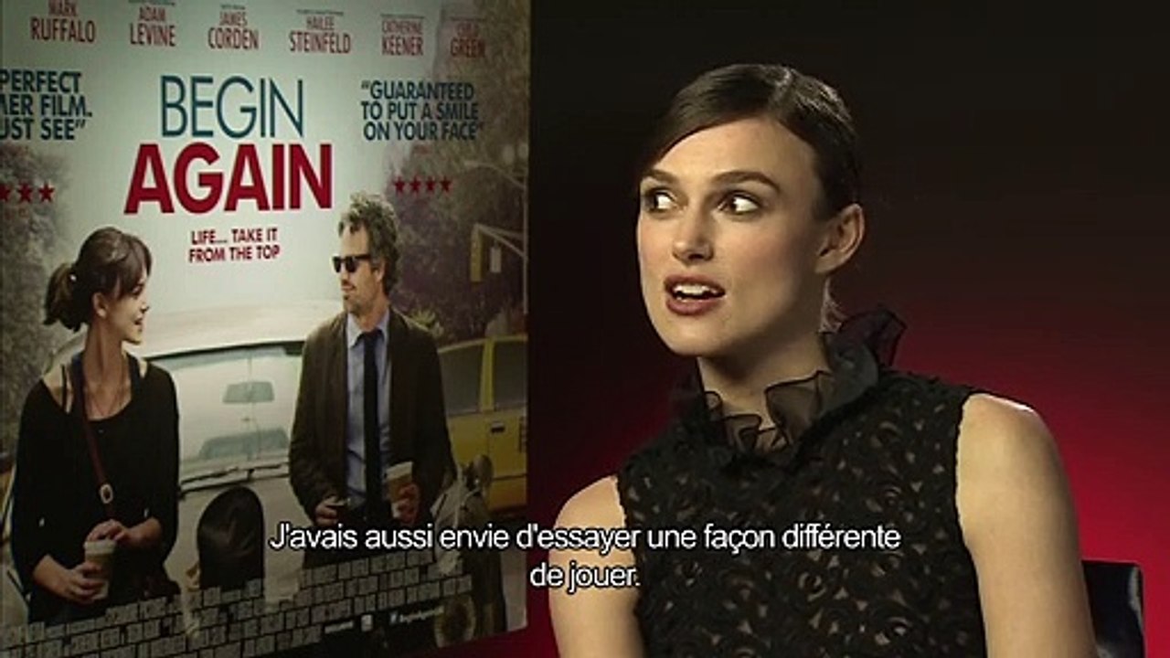 Keira Knightley : "J'avais envie d'un film positif et plein d'espoir"