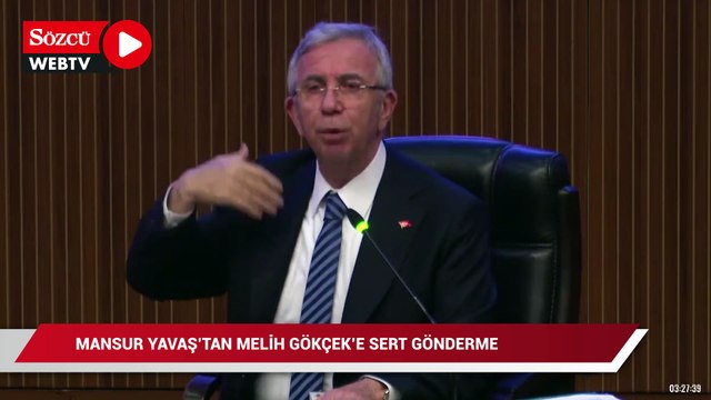 Mansur Yavaş’dan Melih Gökçek’e sert gönderme