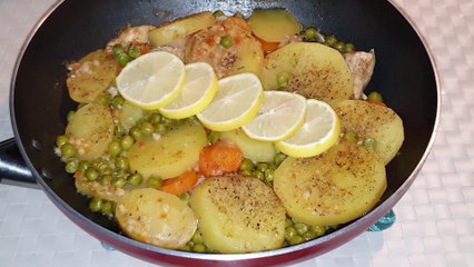 أحلى طبق سمك بالخضار كالمطاعم / اقتصادي ويجهز في نصف ساعة فقط !!! شهيوات رمضان 2022 