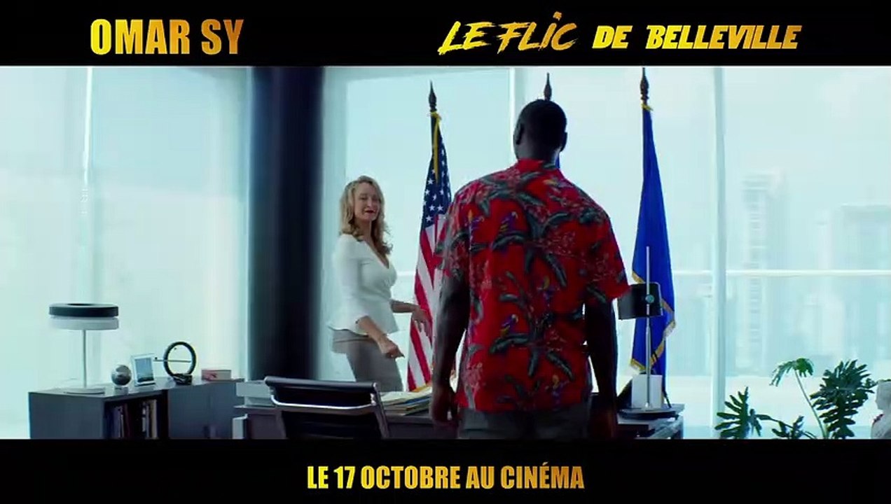 Le Flic de Belleville TEASER "Omar Sy parle le flic américain"