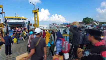 Mudik lebih Awal, Pelabuhan Kalianget Sumenep Mulai Ramai Pemudik