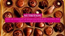 Voici le chocolat le moins calorique (et ce n’est pas celui auquel vous pensez !)