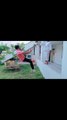 360 degree round karate kick। Karate kick practice।