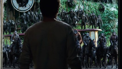 La Planète des singes : l&#039;affrontement - EXTRAIT VF "Les singes ne veulent pas la guerre"