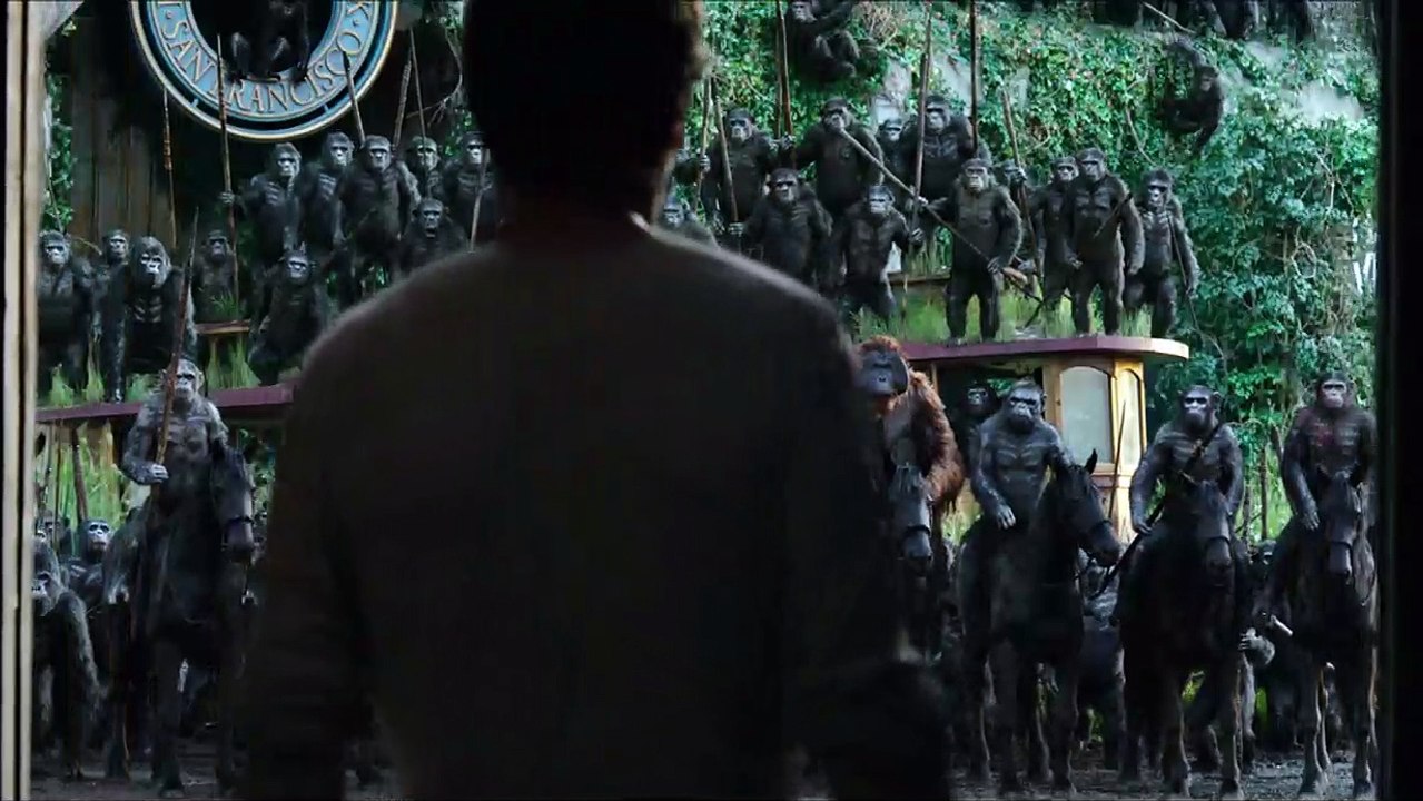 La Planète des singes : l'affrontement - EXTRAIT VOST "Les singes ne veulent pas la guerre"