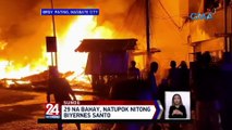 29 na bahay, natupok nitong Biyernes Santo | 24 Oras Weekend