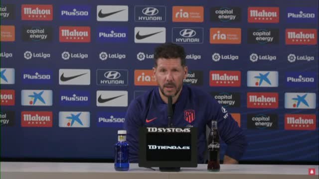 Simeone: El reto más importante que tenemos es demostrar lo que los jugadores demostraron en el último partido