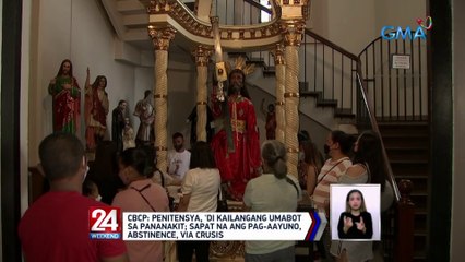 CBCP: Penitensya, 'di kailangang umabot sa pananakit | 24 Oras Weekend