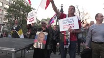 Rusya'nın, BM İnsan Hakları Konseyinden çıkarılması Belgrad'da protesto edildi