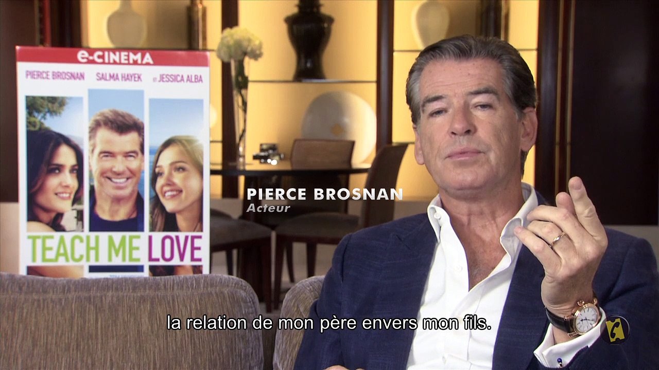 Toutes les raisons d'aimer Teach me love selon Pierce Brosnan