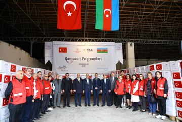 TİKA'dan Azerbaycan'daki ihtiyaç sahibi ailelere ramazan yardımı