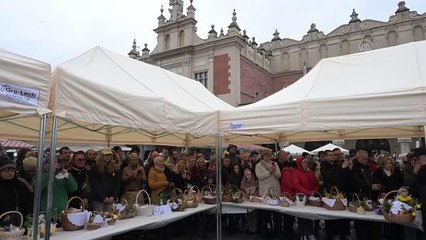 Polonya'da Katolik Hristiyanların Paskalya hazırlığı