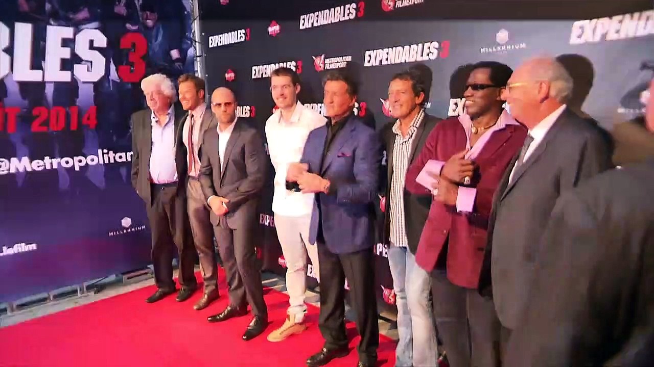 Expendables 3 : un tapis rouge musclé !