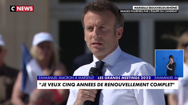 Emmanuel Macron: «Ne sifflez pas l’extrême droite, battez-la le 24 avril»