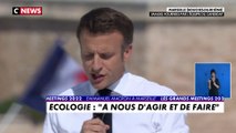 Emmanuel Macron «nous sommes aujourd’hui, nous Français, le premier pays d’Europe en surface bio»