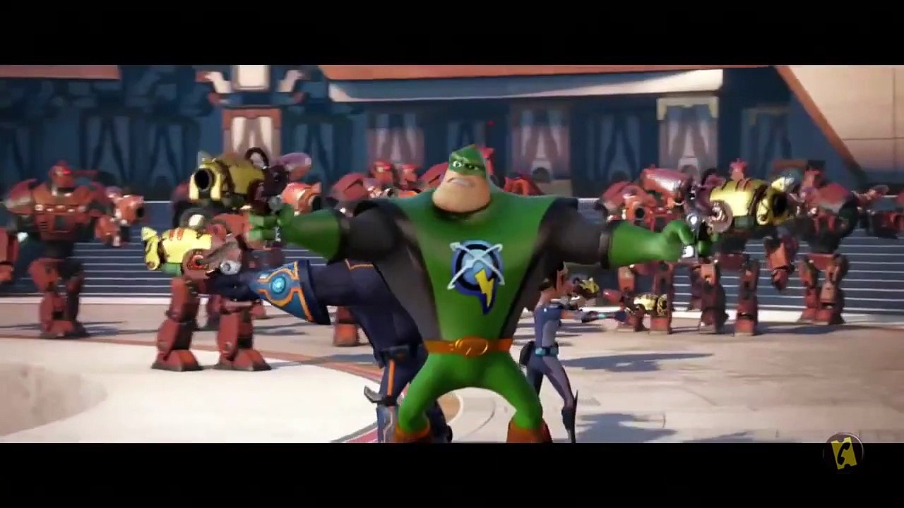 Squeezie, Jhon Rachid et Kevin Tran dans l'univers de "Ratchet & Clank"