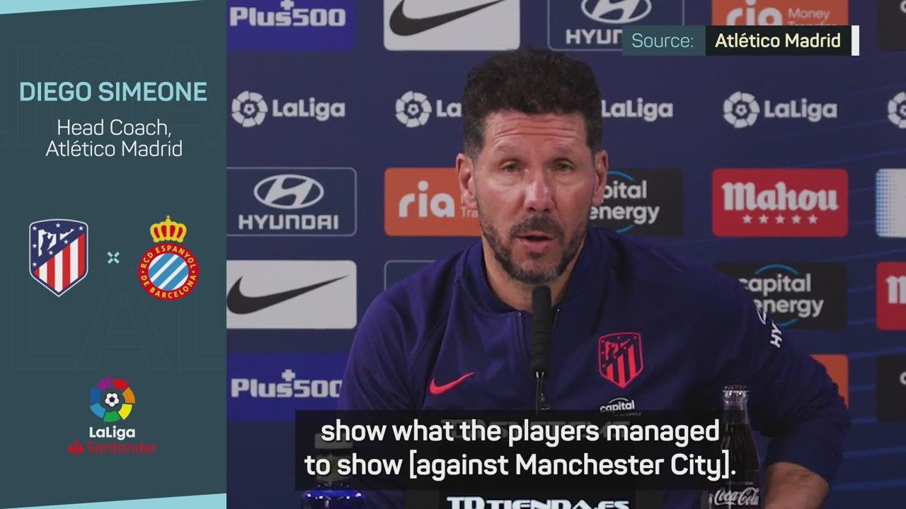 Simeone focused on positives from City defeat