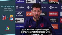 Simeone focused on positives from City defeat