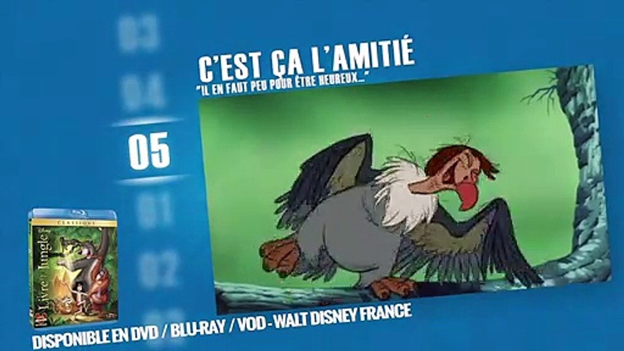 Les chansons dans "Le Livre de la Jungle"