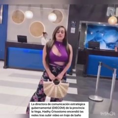 Funcionaria  gubernamental  (DIECOM) de La Vega sorprende  con sexuales Videos en las redes sociales