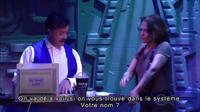 Sigourney Weaver reprend le rôle d'Ellen Ripley le temps d'un sketch