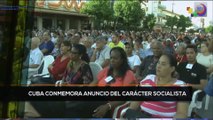 teleSUR Noticias 11:30 16-04: Cuba conmemora declaración del carácter socialista