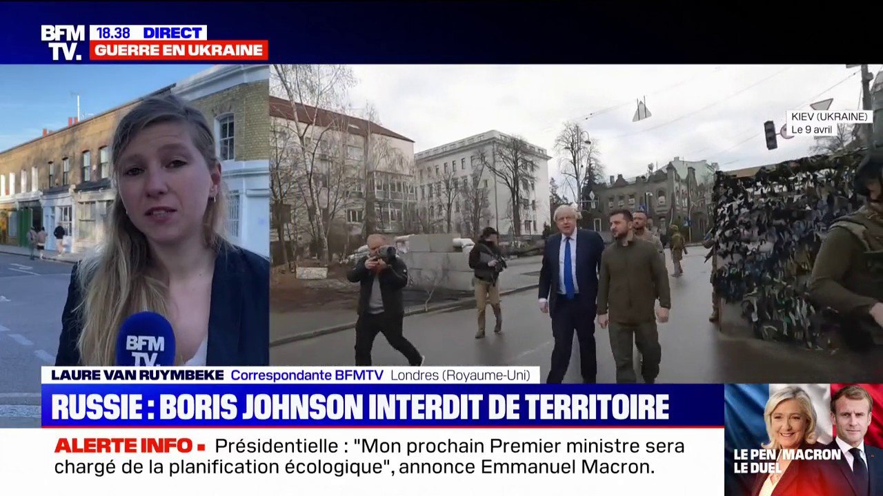 La Russie interdit au Premier ministre britannique, Boris Johnson, de se rendre sur son territoire