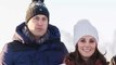 Kate et le prince William photographiés en train de skier dans les Alpes 