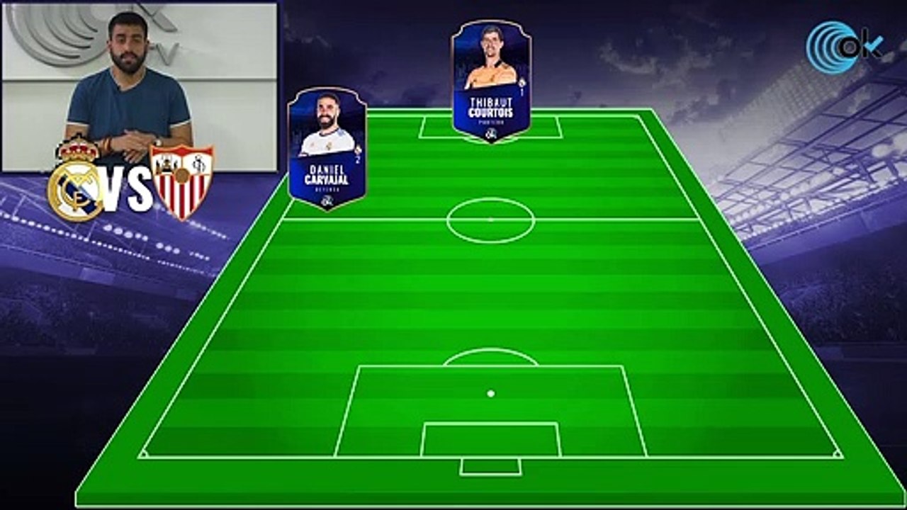 Posible alineación del Real Madrid contra el Sevilla