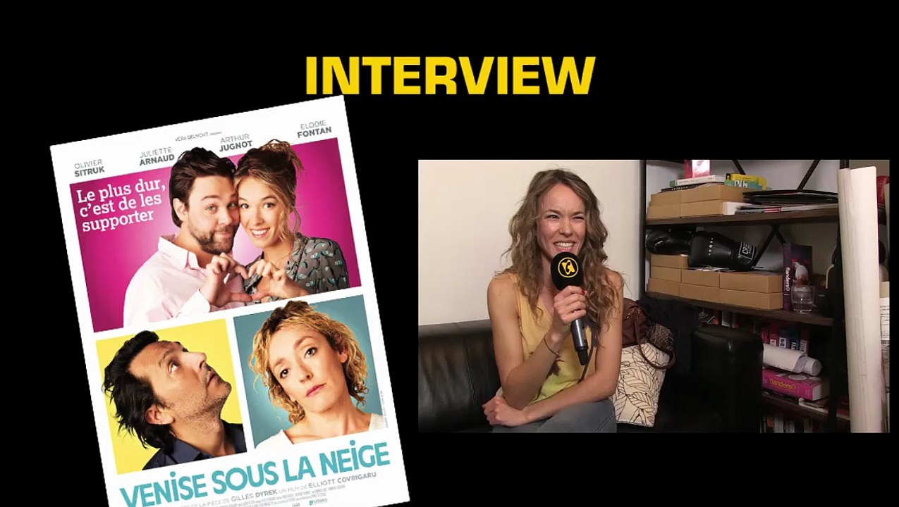 Venise sous la neige : "Je n'ai jamais eu autant de fous rires sur un tournage !"