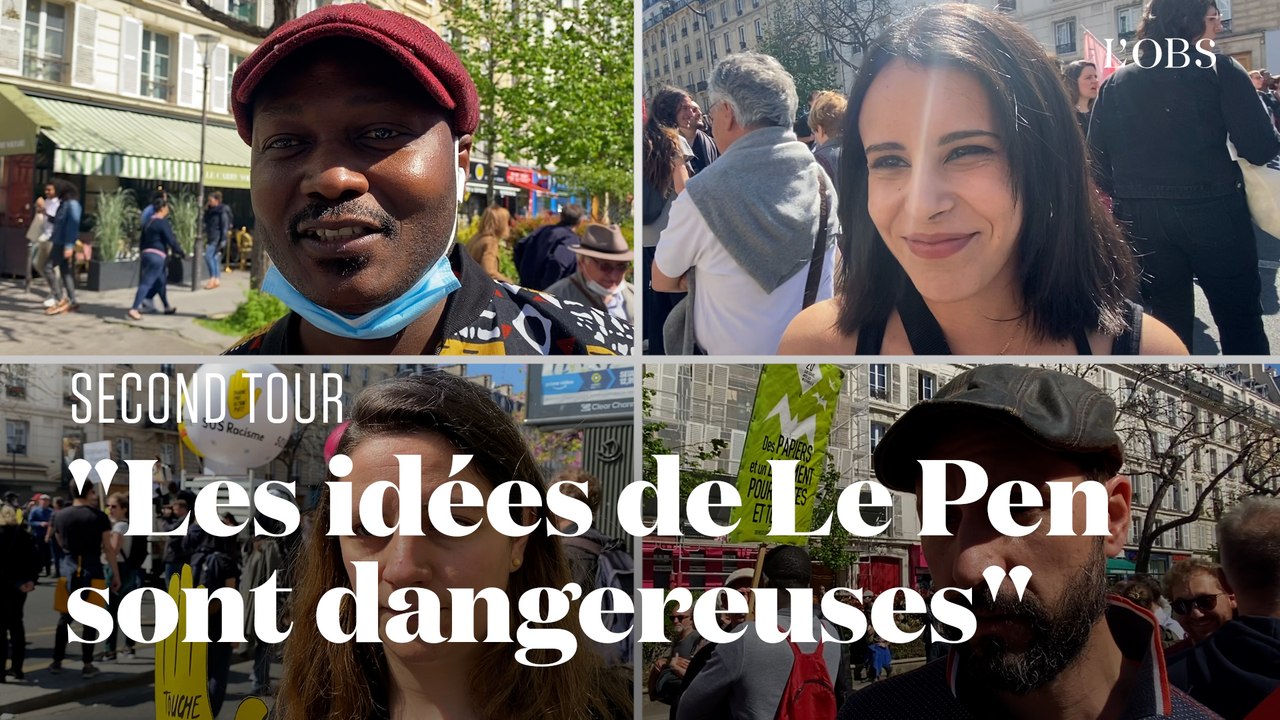 Ces électeurs de gauche expliquent pourquoi ils s'opposent à Marine Le Pen avant le second tour