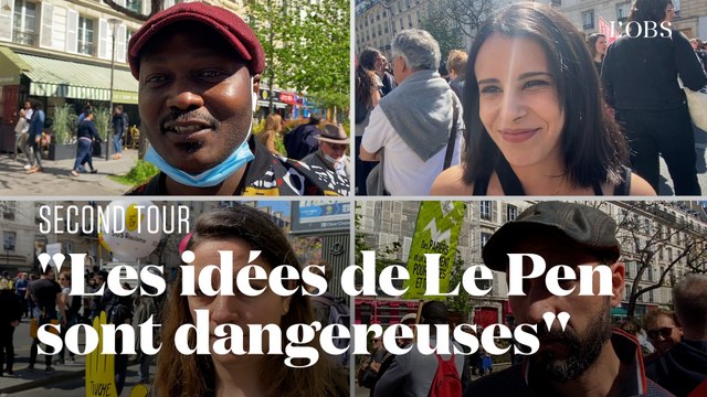 Ces électeurs de gauche expliquent pourquoi ils s'opposent à Marine Le Pen avant le second tour