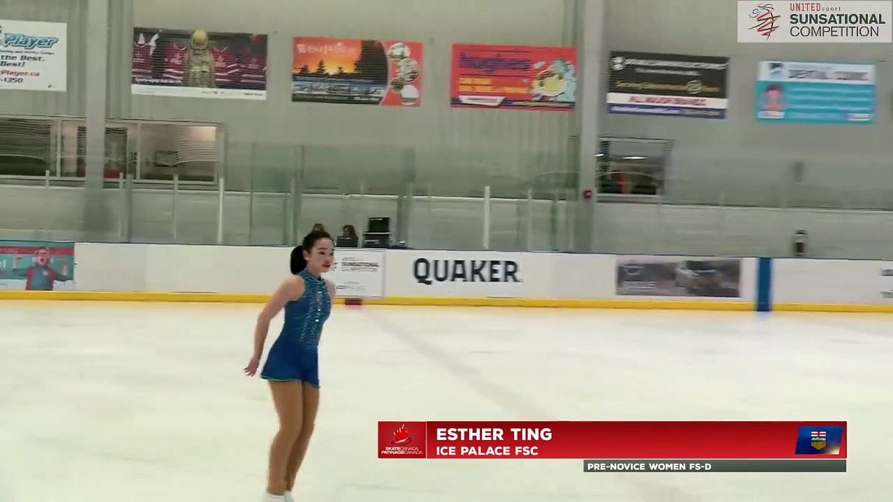 Pre Novice Women Free Program Flight D - 2022 United Sport Sunsational Invitational - Arena A (19)