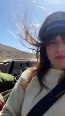 Lou Doillon lors d'un road trip aux Etats-Unis. Le 15 avril 2022.