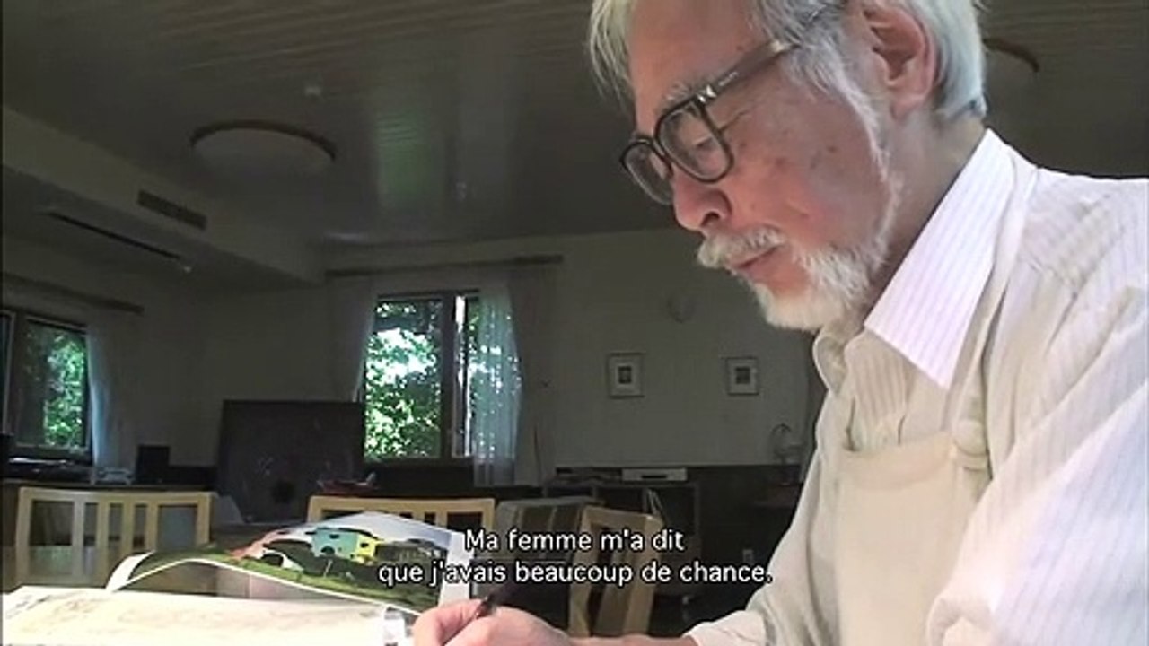 Never-Ending Man : Hayao Miyazaki EXTRAIT VOST "La Vie m'a fait beaucoup de cadeaux"