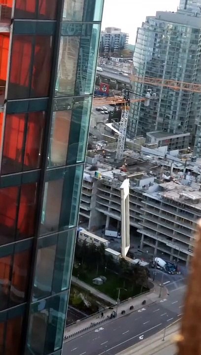 High Winds Cause Crash on Construction Site