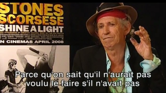 Keith Richards Interview : Shine a Light