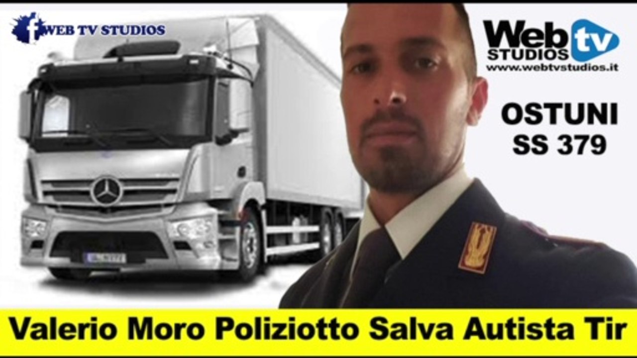 Valerio Moro Poliziotto Salva Autista Tir in Corsa #webtvstudios