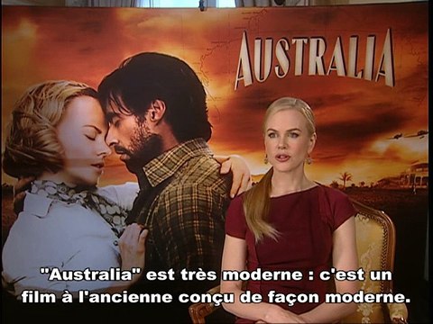 Nicole Kidman Interview : Australia