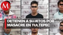 Detienen a presuntos involucrados en asesinato de 8 personas en Tultepec