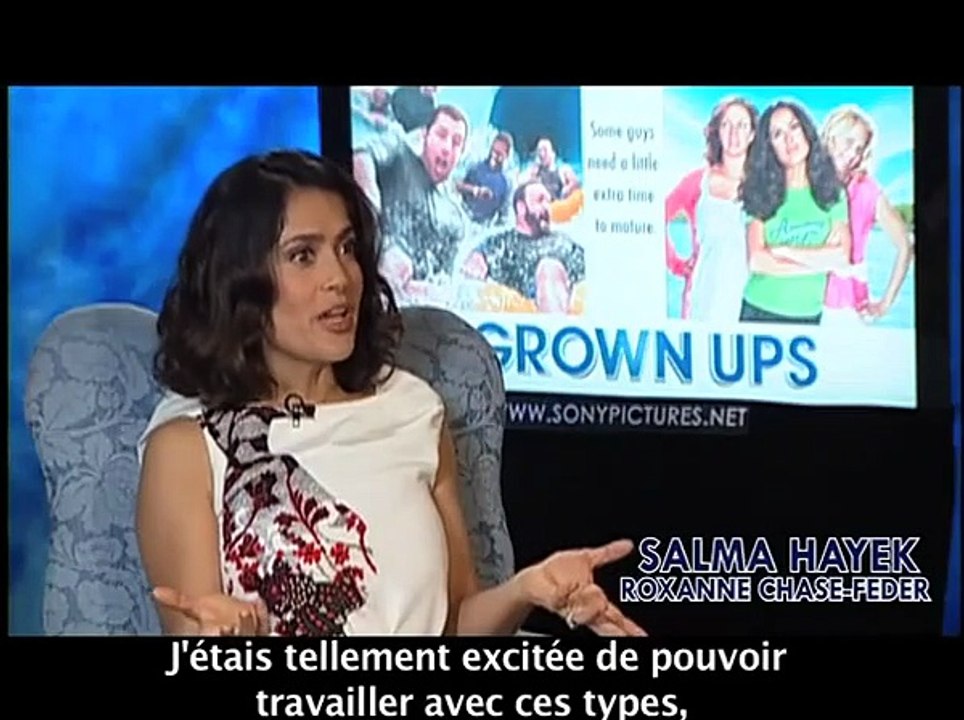 Dennis Dugan, Salma Hayek, Kevin James, Adam Sandler, David Spade Interview : Copains pour toujours