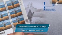 Furor en Ucrania por la estampilla “profética” que “predijo” la destrucción del buque ruso Moskva