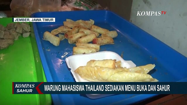 Mahasiswa Muslim Thailand Berjualan Jajanan Khas Thailand Demi Obati Rindu Kampung Halaman