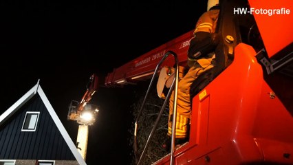 Schoorsteenbrand aan het Tijlswegje in Hasselt