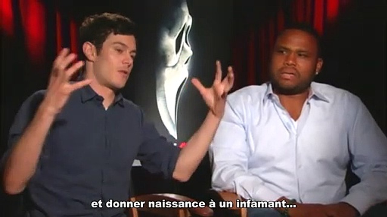 Anthony Anderson, David Arquette, Adam Brody, Neve Campbell, Courteney Cox Interview : Scream 4