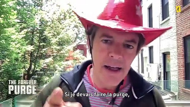 American Nightmare 5 : Sans limites : le scénariste et le producteur au micro