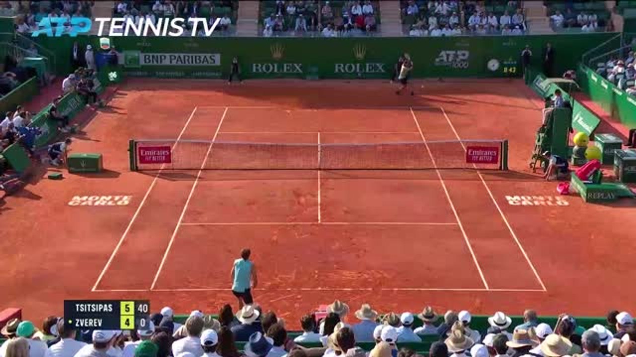 Defending champion Tsitsipas beats Zverev to make Monte Carlo final
