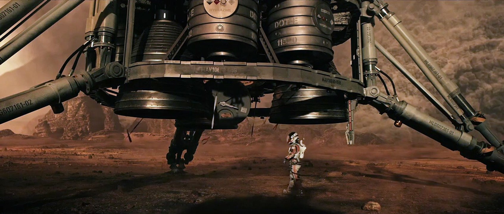 Seul sur Mars - EXTRAIT VOST "Rapport de tempête"