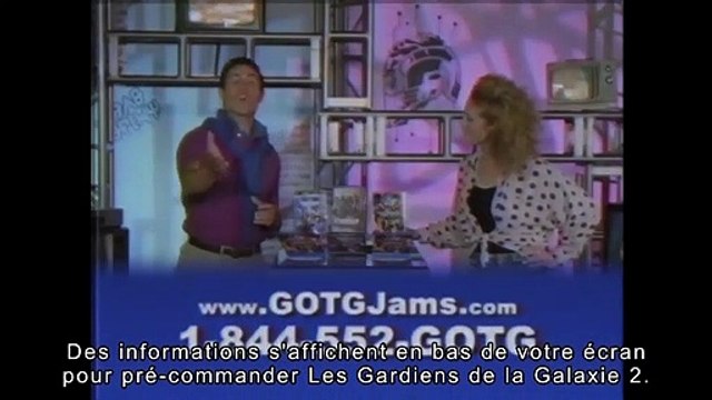 Une publicité très 1980's pour le DVD / Blu ray des Gardiens de la Galaxie 2