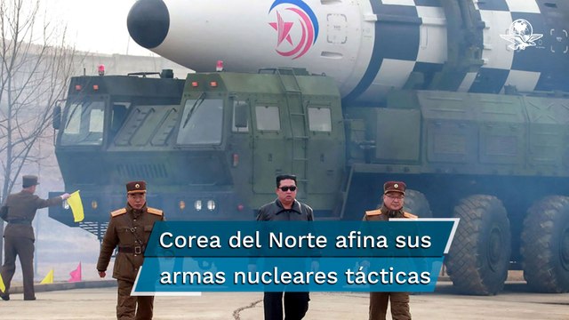 Corea del Norte prueba sistema para mejorar el uso de armas nucleares tácticas